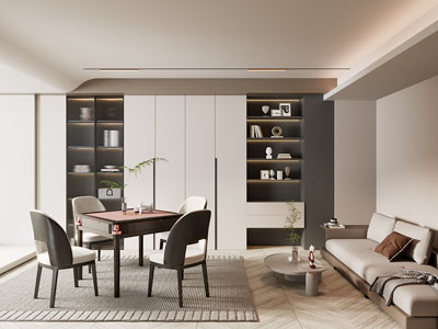 现代麻将娱乐休闲室