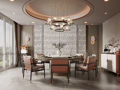 新中式酒店包间包厢