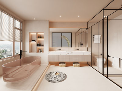 现代卫浴间、洗手间