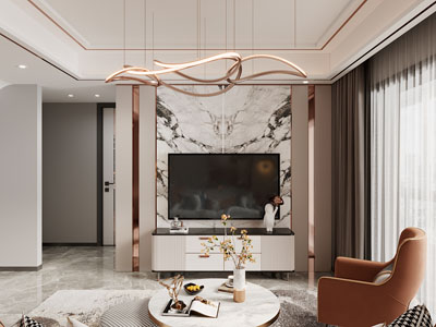 现代轻奢客厅