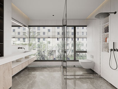 现代卫浴间、洗手间