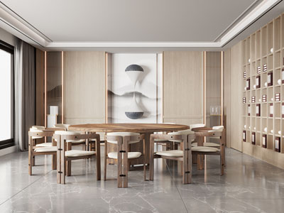 新中式酒店包厢包间