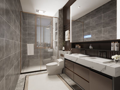 现代洗手间、卫浴间