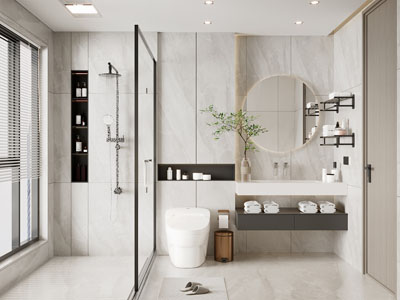 现代卫浴间、洗手间