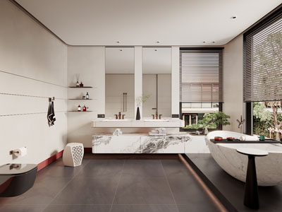 现代洗手间、卫浴间