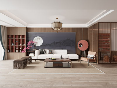 新中式客厅