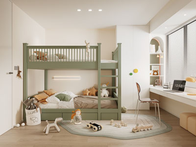 现代卧室、儿童房