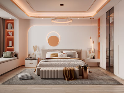 现代轻奢卧室
