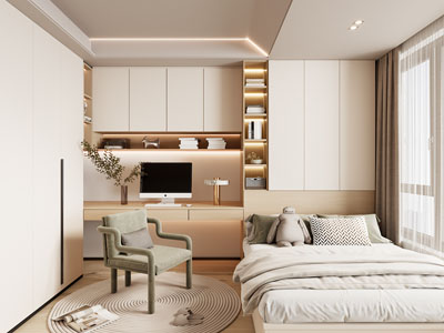 现代榻榻米卧室