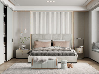 现代轻奢卧室