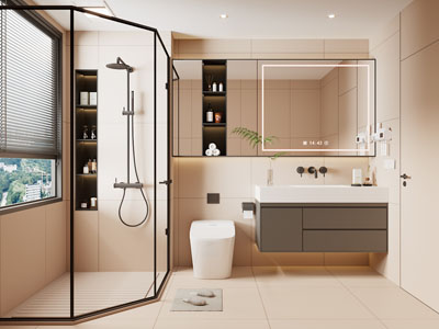 现代卫浴间、洗手间