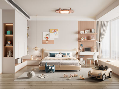 现代卧室、儿童房