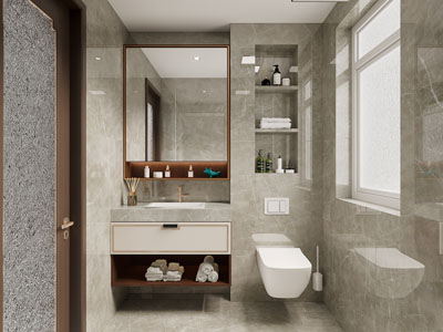 新中式卫浴间、洗手间