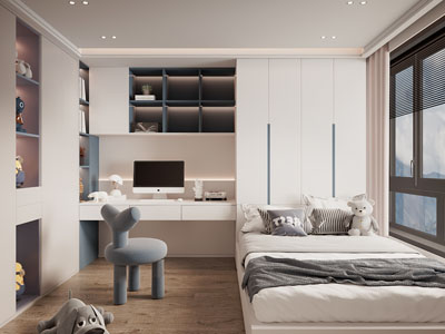 现代榻榻米卧室、儿童房