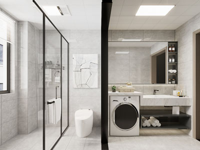 现代卫浴间、洗手间