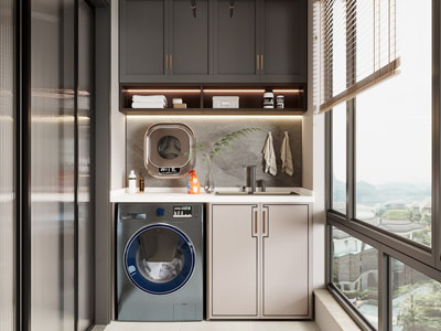 新中式生活阳台