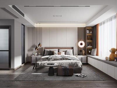 现代卧室