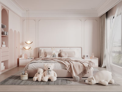 法式卧室、儿童房、公主房