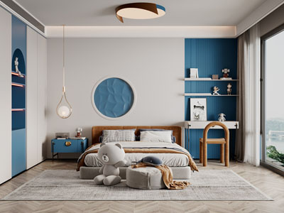 现代卧室、儿童房