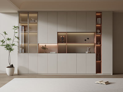 现代餐厅酒柜3d模型 现代餐厅酒柜