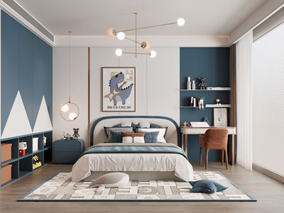 现代卧室、儿童房