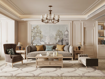 美式客厅