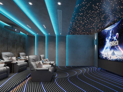 现代视听室、影音室