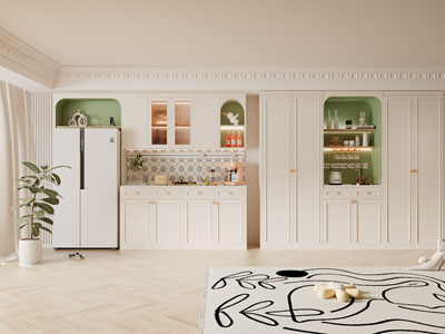 法式餐厅酒柜3d模型 法式餐厅酒柜