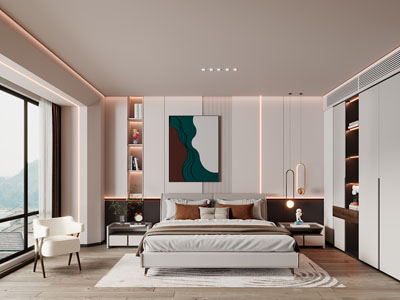 现代卧室