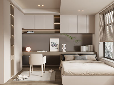 现代榻榻米卧室