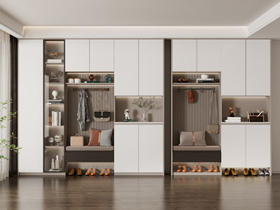 现代玄关鞋柜
