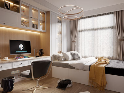 现代榻榻米卧室