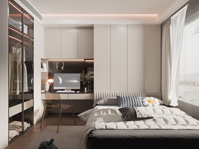 现代榻榻米卧室