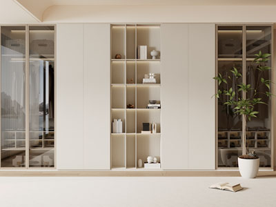 现代衣柜3d模型 现代衣柜