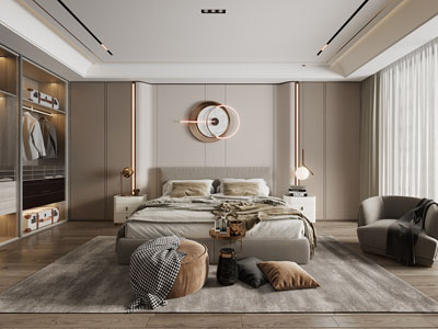 现代卧室