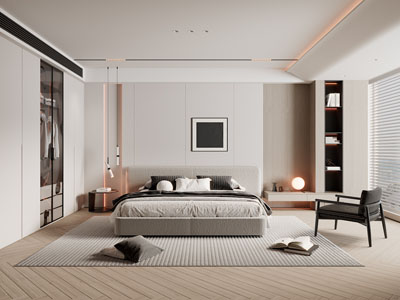现代卧室