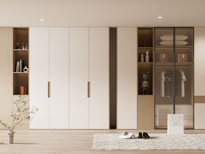 现代衣柜3d模型 现代衣柜
