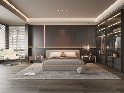 现代卧室