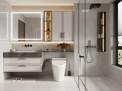 新中式卫浴间、洗手间