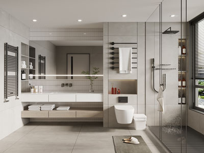 现代卫浴间、洗手间