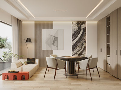 现代麻将娱乐休闲室