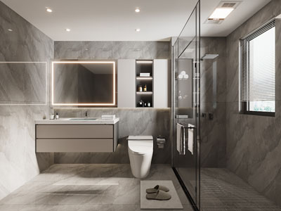 现代卫浴间、洗手间