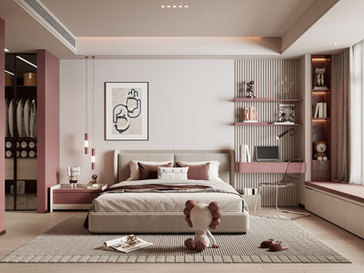 现代卧室、儿童房