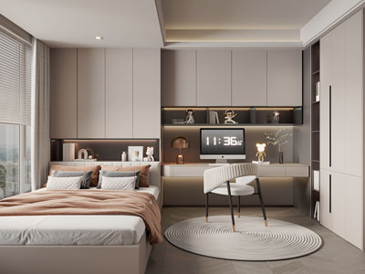 现代榻榻米卧室