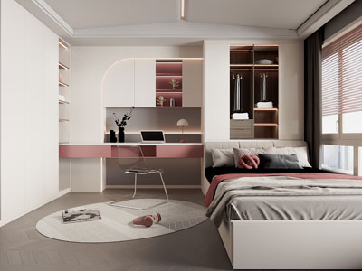 现代榻榻米卧室