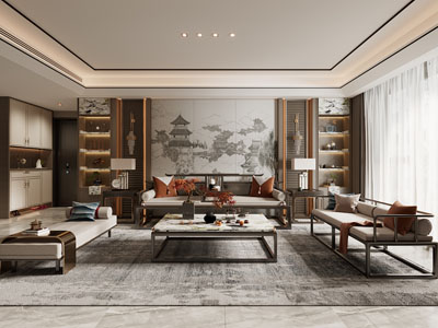 新中式客厅