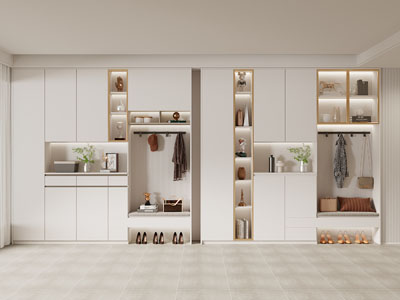 现代玄关装饰鞋柜