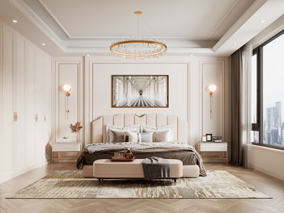 现代轻奢卧室