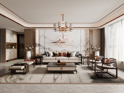 新中式客厅