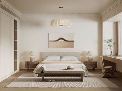 侘寂风卧室